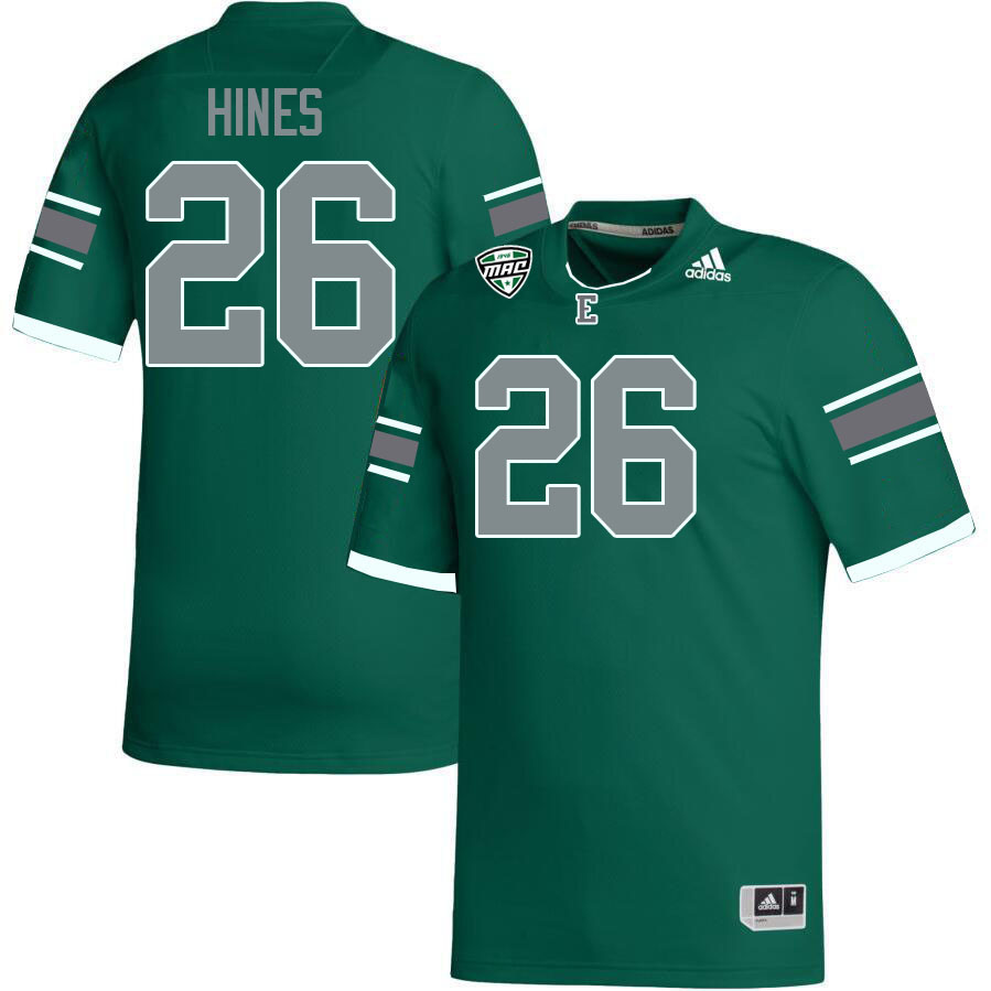Eastern Michigan Eagles #26 Tristen Hines College Football Jerseys Stitched Sale-Green